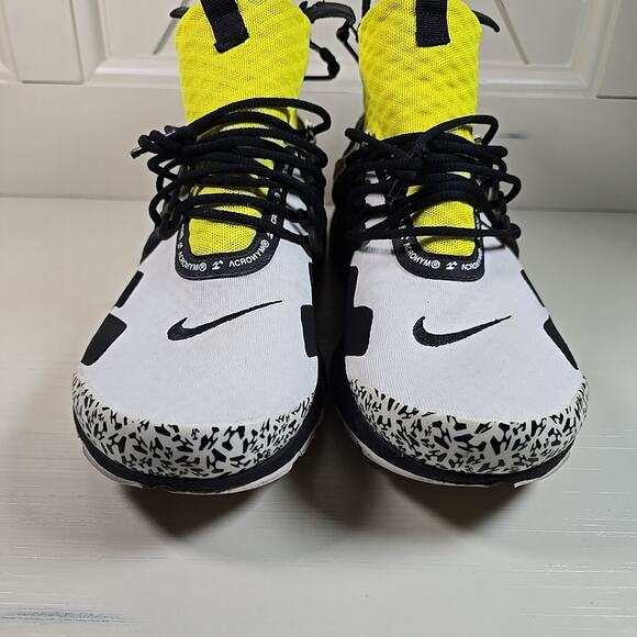 Nike Air Presto Mid Acronym Dynamic Yellow Mens Shoe Sz 9 Athletic Collab - Picture 3 of 11